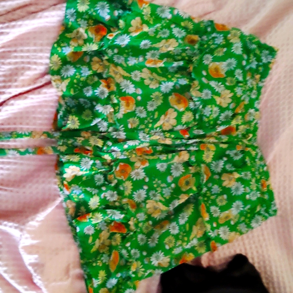 Sienna sky floral green skirt